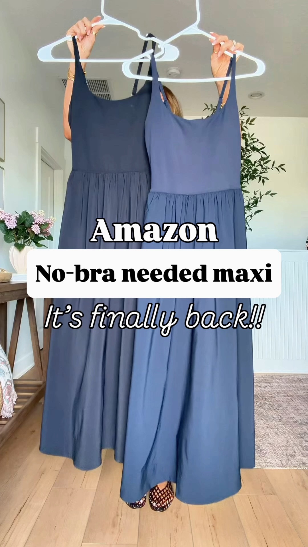 Amazon no bra needed maxi dress in XXS. Wrinkle-resistant fabric with shelf bra and removable cups. This also has adjustable straps and pockets! I love this for every, travel, and in a business casual environment. Travel outfit. Summer outfit. Summer style. Elevated casual. Teacher outfit. Jelly ballets flats are whole sizes only - size down if you’re a half size. Woven ballet flats are TTS. Fall outfit. Fall style.

#LTKootd #LTKTravel #LTKWorkwear