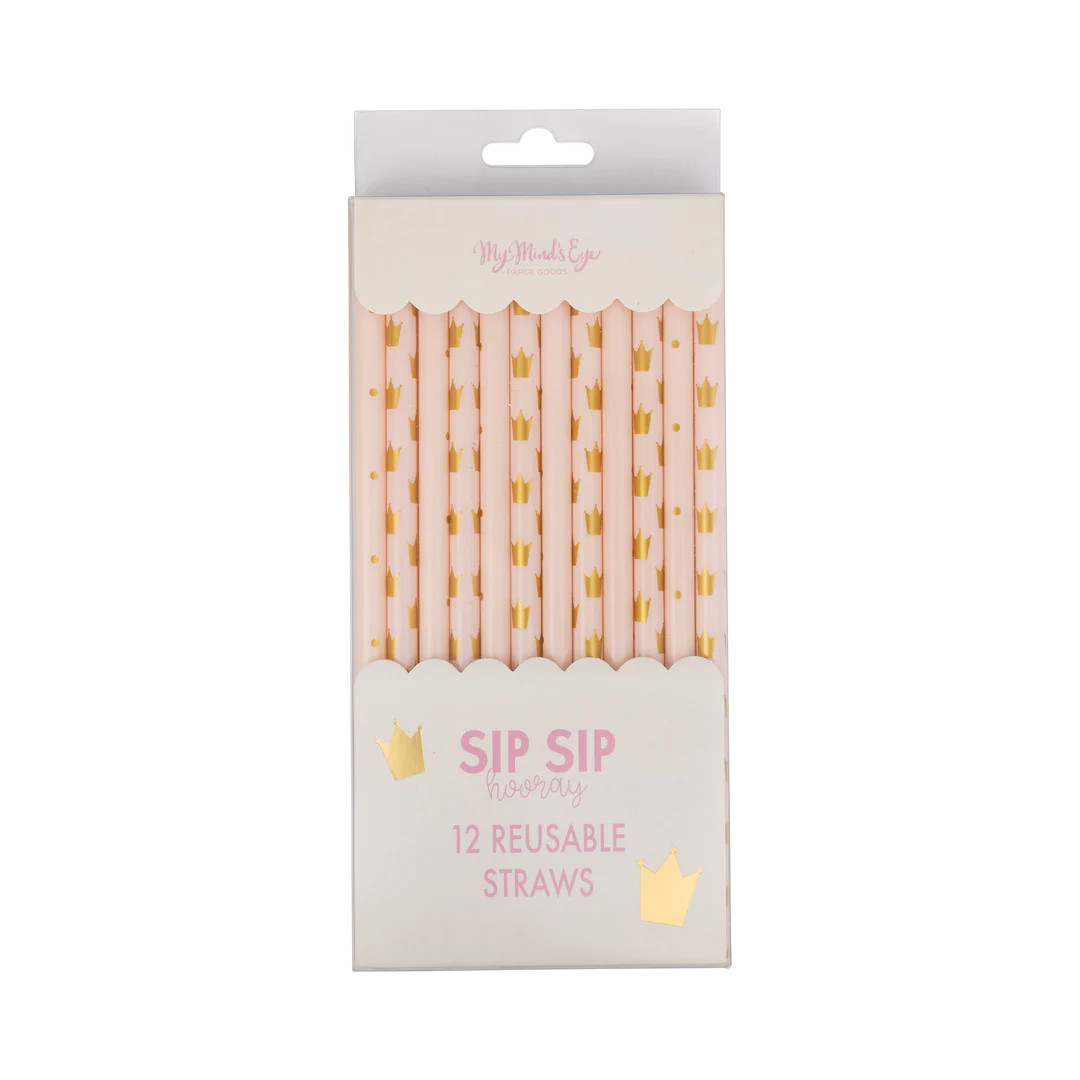 Princess Reusable Straws | My Mind's Eye
