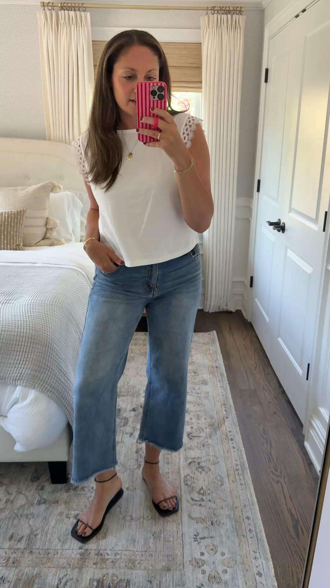 Another really amazing pair of jeans!! True to size, the perfect amount of stretch and so flattering. 20% off today with code TEXT20!

#LTKSaleAlert #LTKvlog #LTKootd