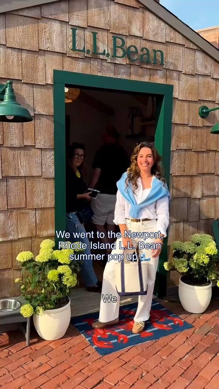 We had the absolute best time at the L.L. Bean pop up in Newport 🌊 Their summer collection is sooo cute☀️🤍

Summer staples / bowens wharf / newport style / L. L. Bean style / boat and tote / coastal granddaughter / classic style / blue sweater / white jeans / boat shoes / embroidered bag / cute summer outfit

#LTKootd #LTKSeasonal #LTKdayinmylife