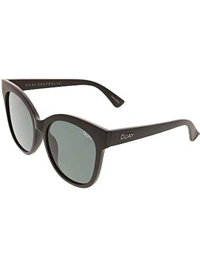 Quay Australia IT'S MY WAY Women's Sunglasses Oversized Cat Eye -Black/Smoke | Amazon (US)