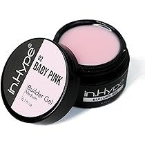 IN.HYPE UV/LED Hard Builder Gel for Nail Extension/Strengthening (Baby Pink#3). Sculpting Color U... | Amazon (US)