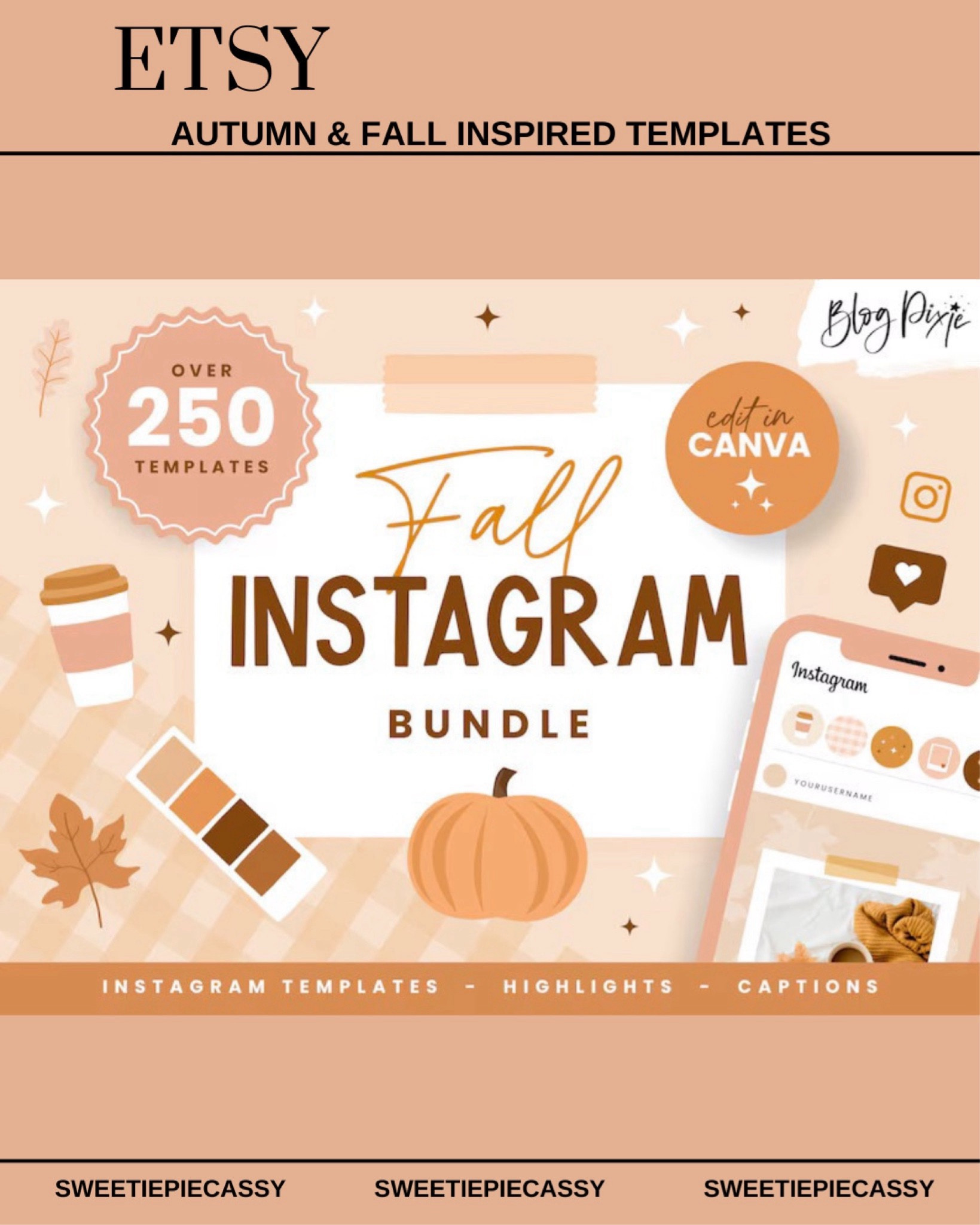 ETSY: Halloween & Fall Media Templates 🎃 

A bunch of new & instantly downloaded templates, social media posts, canva creations & so much more to build your LTK, blogs and social media to life! Make sure to check out my ‘DIGITAL’ collection for more of my favourites!💫

#LTKautumn #LTKcanada #LTKstyletip