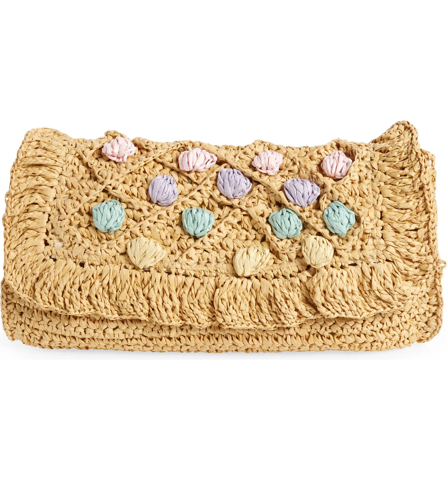 Mini Cheri Straw Clutch | Nordstrom