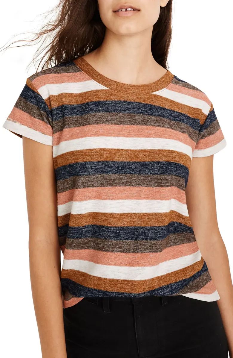 Textured Tee in Stripe | Nordstrom