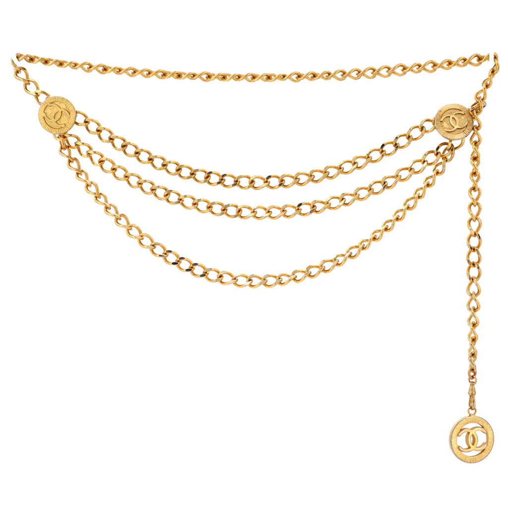 Vintage Multi-Chain Medallion Belt Metal 85 | Rebag