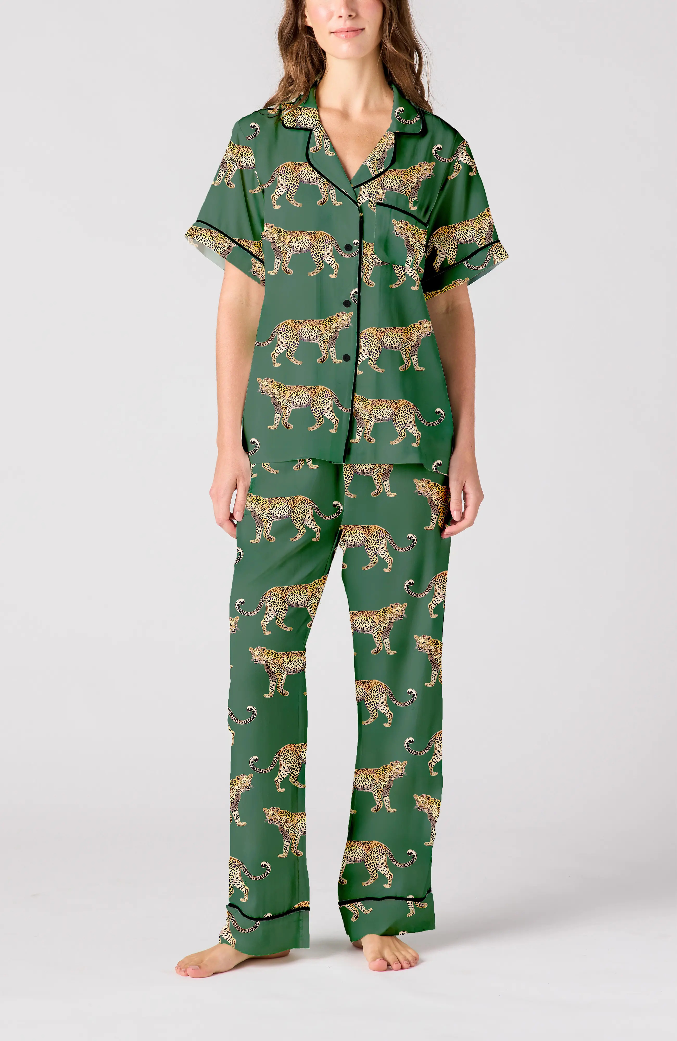 Katie Kime Cheetahs Pants Set (Women) | Nordstrom | Nordstrom