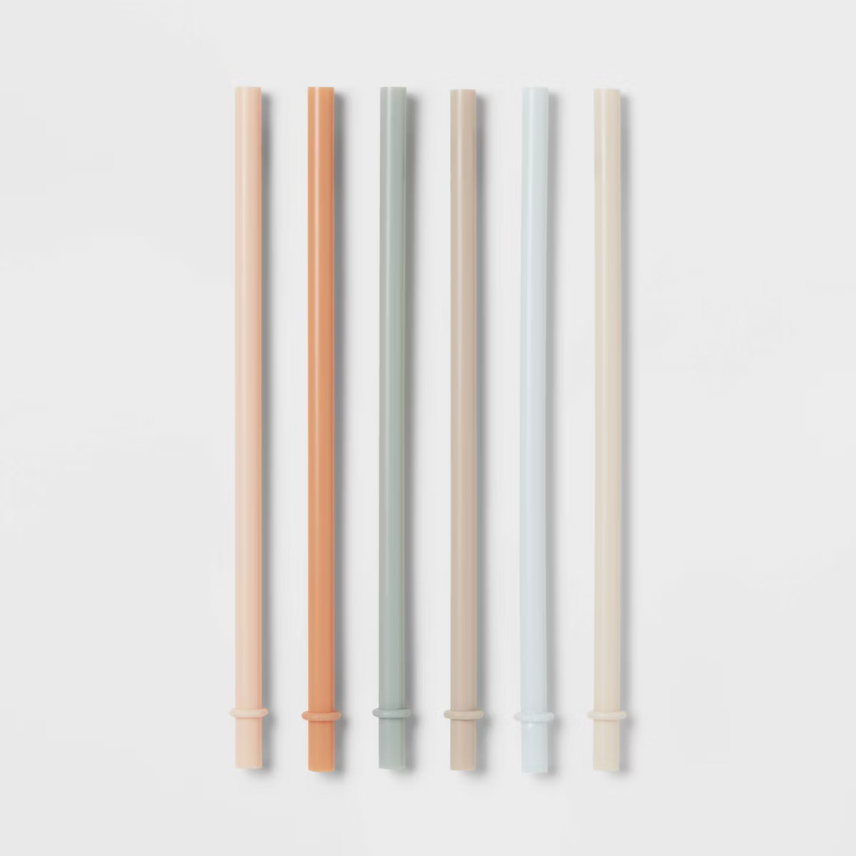 Kids' 6pc Plastic Tumbler Straws - Pillowfort™: Reusable BPA-Free Drinkware Accessories for Kid... | Target