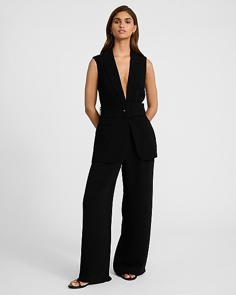 High Waisted Relaxed Trouser | Express