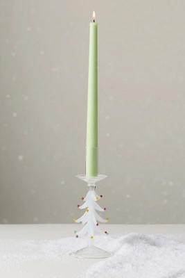 Yuletide Glass Candle Holder | Anthropologie (US)