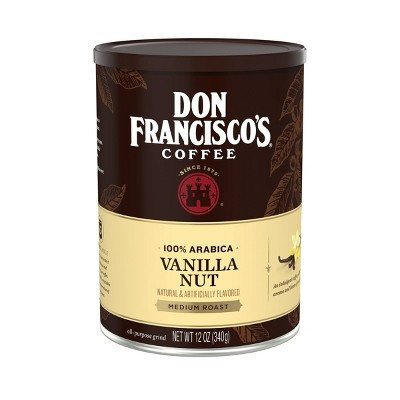 Don Francisco's Vanilla Nut Flavored Medium Roast Ground Coffee - 12oz | Target
