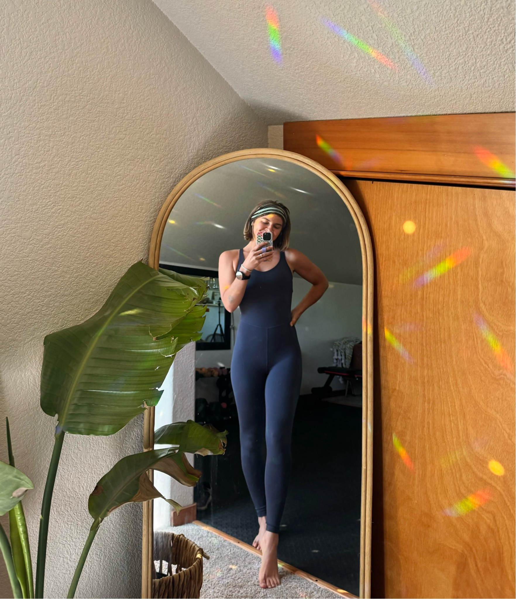 Workout onesie favorite — wearing a size Small in Steep Blue.

#LTKActive #LTKFitness