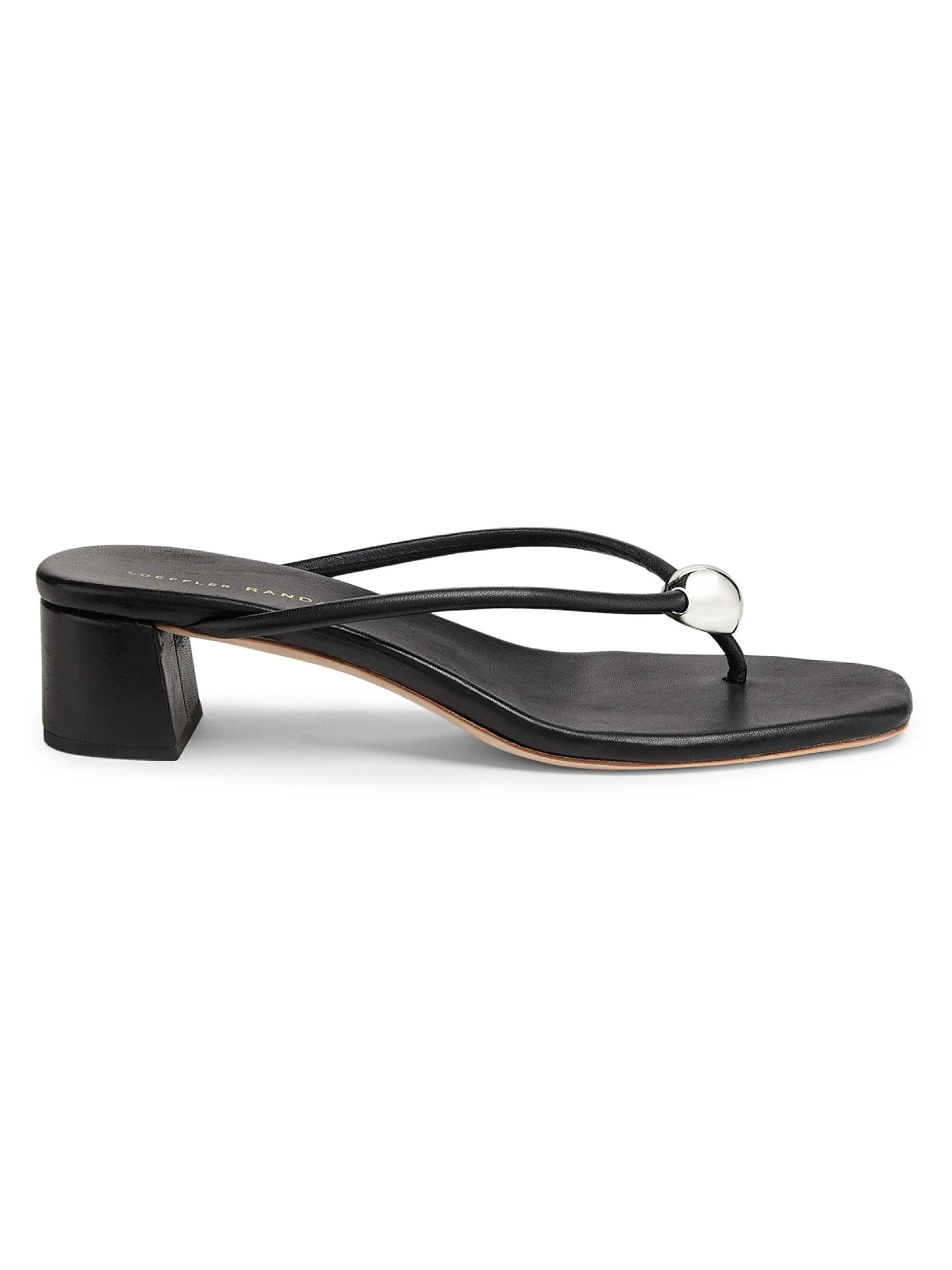Loeffler Randall Odessa 50MM Leather Sandals | Saks Fifth Avenue | Saks Fifth Avenue
