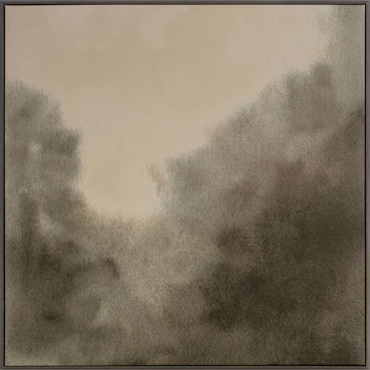 30"x30" Blurry Treetops Framed Wall Art Canvas Board - Threshold™ designed with Studio McGee: S... | Target