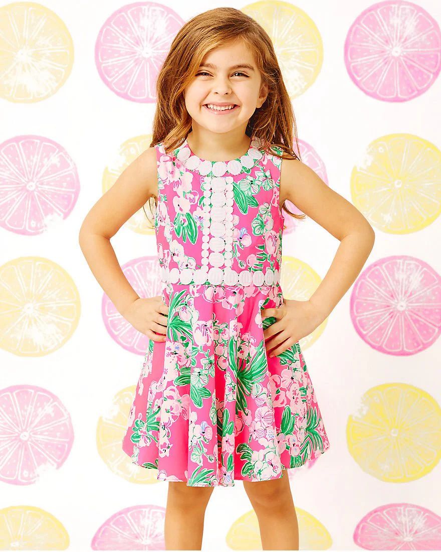 Girls Idala Dress | Splash of Pink - A Lilly Pulitzer Store