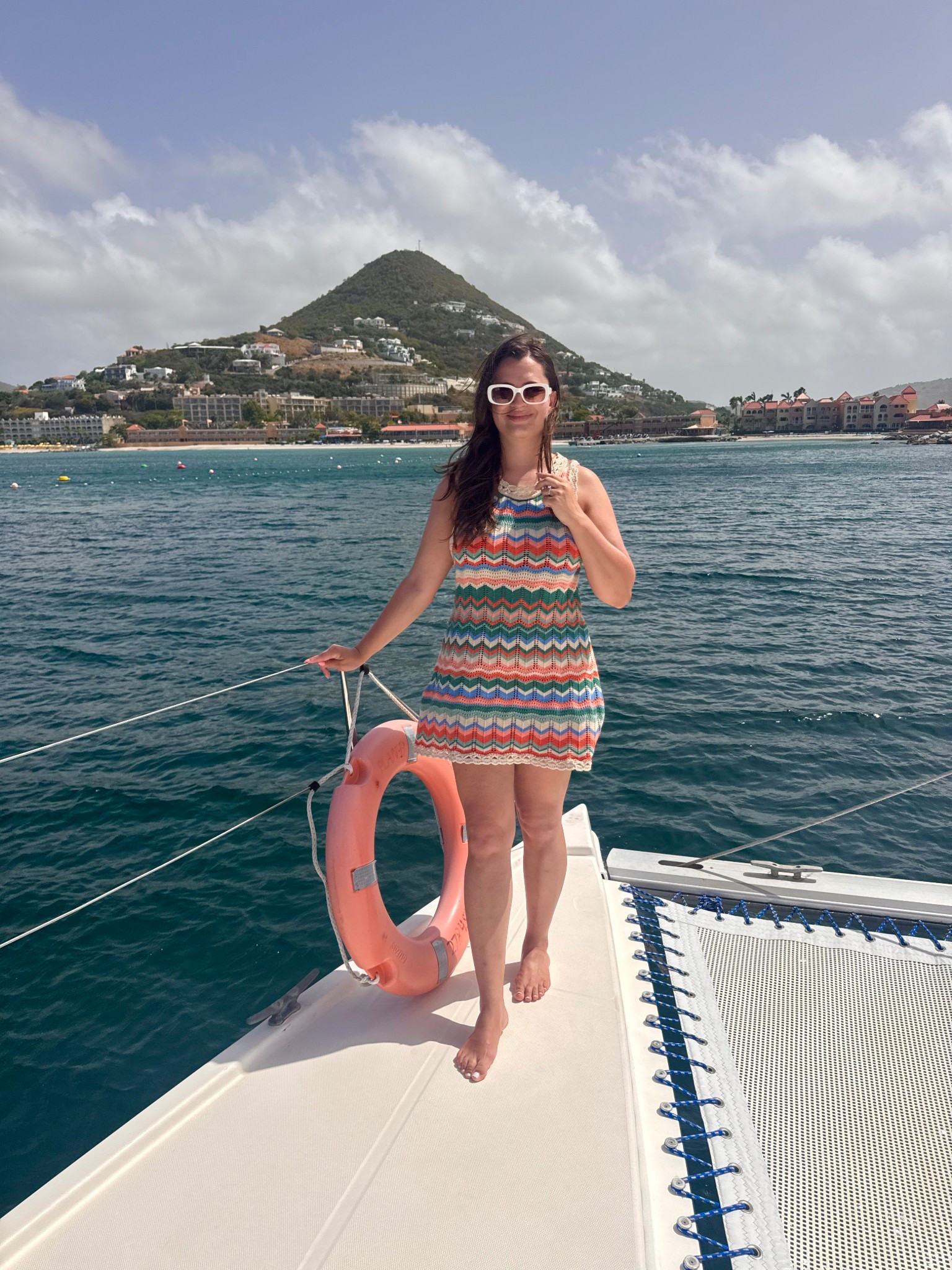 Cutest knit mini dress from Free People! Wore it as a beach cover up on our cruise this month to the Caribbean and paired it with white sunglasses  

#LTKTravel #LTKSeasonal #LTKStyleTip