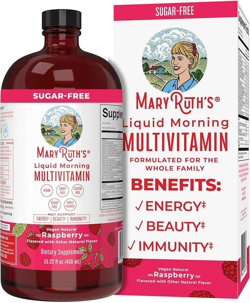 Multivitamin for Women, Men & Kids by MaryRuth's | Liquid Morning Multivitamin | Mens, Womens Mul... | Amazon (US)