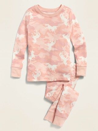 Camo Unicorn-Print Pajama Set for Toddler & Baby | Old Navy (US)