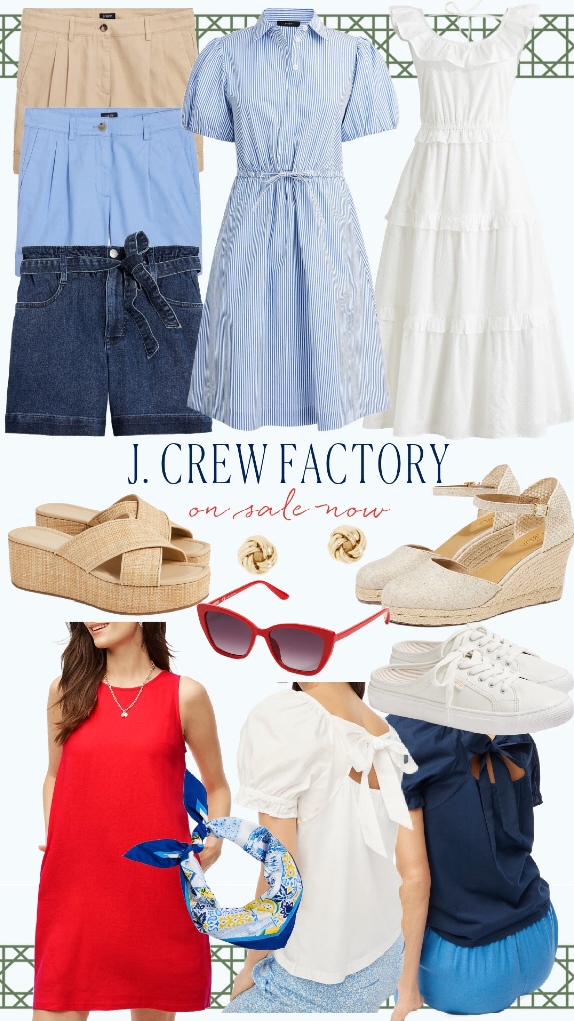 Sale on sale on sale at J. Crew Factory right now! Great time to stock up on these summer finds! 

#LTKFindsUnder100 #LTKSaleAlert #LTKOver40