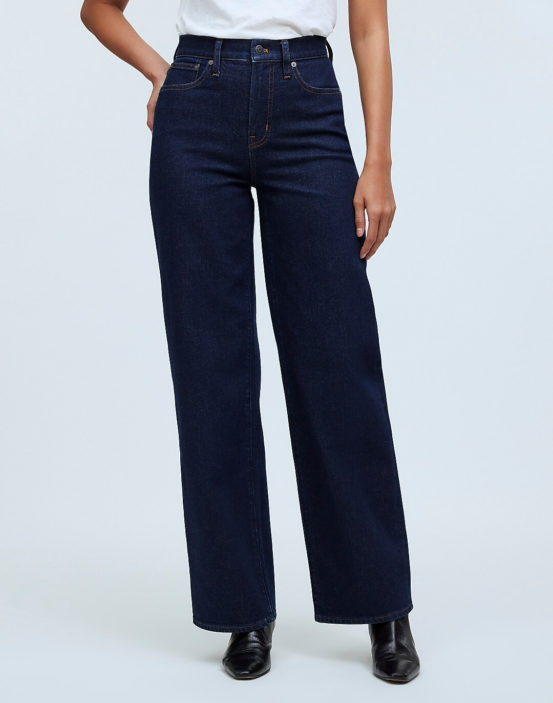 The Petite Perfect Vintage Wide-Leg Jean | Madewell