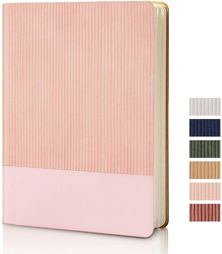 Lined Notebook Journal Notebooks for Work Hardcover Journaling 5.79"x8.27" A5 Leather Journals 21... | Amazon (US)