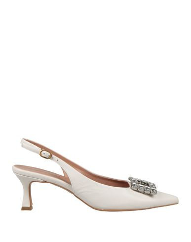 Bianca Di Woman Pumps White Size 8 Leather | YOOX (US)