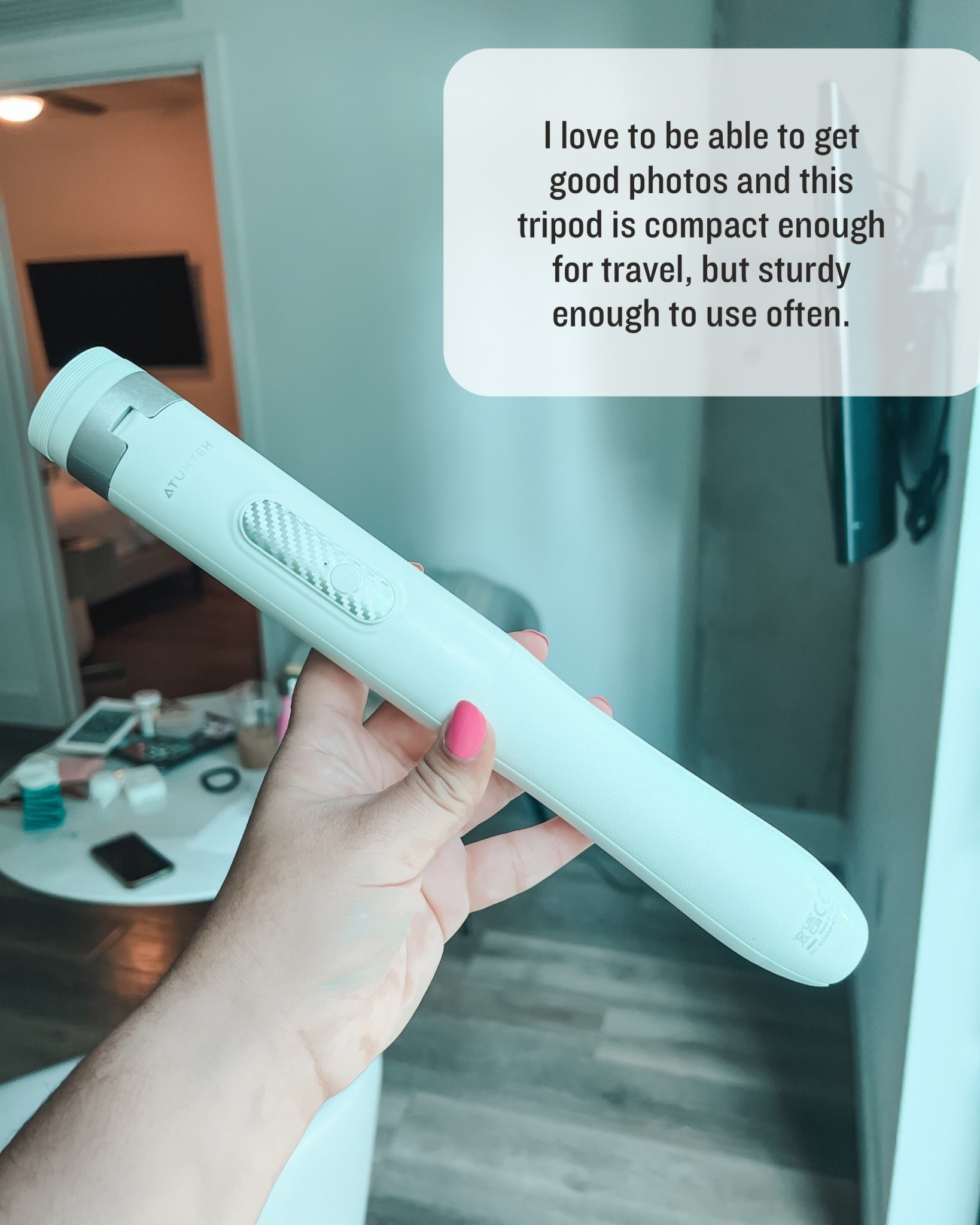 Let’s talk about my ride-or-die travel essentials 🧳✨

These four items come with me on every single trip, and I swear they make traveling smoother, easier, and more fun — whether I’m flying solo, with my family, or on a weekend girls’ trip.

1️⃣ Dual charger cube 🔌 — This little gadget charges both my watch and phone at the same time, and it’s super compact. No more digging through tangled cords or carrying a bunch of chargers.
2️⃣ Mini sound machine 💤 — I can’t sleep in complete silence, and this tiny hero fits in the palm of my hand, lasts days on one charge, and helps me sleep anywhere (hotel, Airbnb, even a plane).
3️⃣ Travel fan 🌬️ — If you know, you KNOW. From summer travel to stuffy shuttles, this is a non-negotiable for staying cool and comfortable on the go.
4️⃣ Tripod 📸 — Whether I’m taking family pics or solo content, this lets me capture memories with everyone in the frame. Perfect for photos and videos when there’s no one around to take them.

🎒 Whether you’re traveling with toddlers, teens, or just your carry-on — these are always in my bag. What’s your must-have item for every trip?

#TravelEssentials #MomLifeOnTheGo #TravelWithMe #FamilyTravelTips #XennialMomTravels #PackLikeAPro #SmartTravelTools

#LTKHome #LTKTravel #LTKFindsUnder50