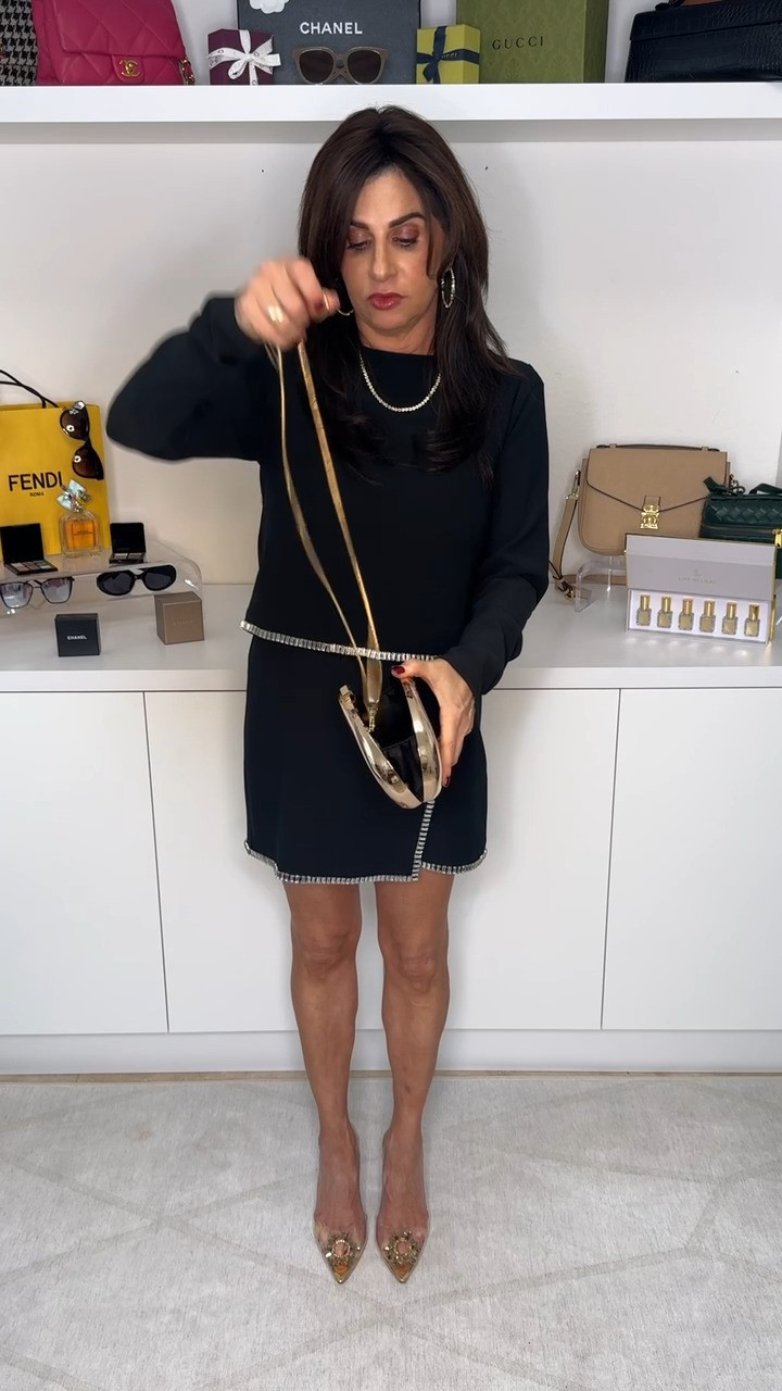 Metallic Evening Purse with Cute Shell Shape and Shoulder Chain 

 #LTKWatchNow #LTKStyleTip #LTKItBag