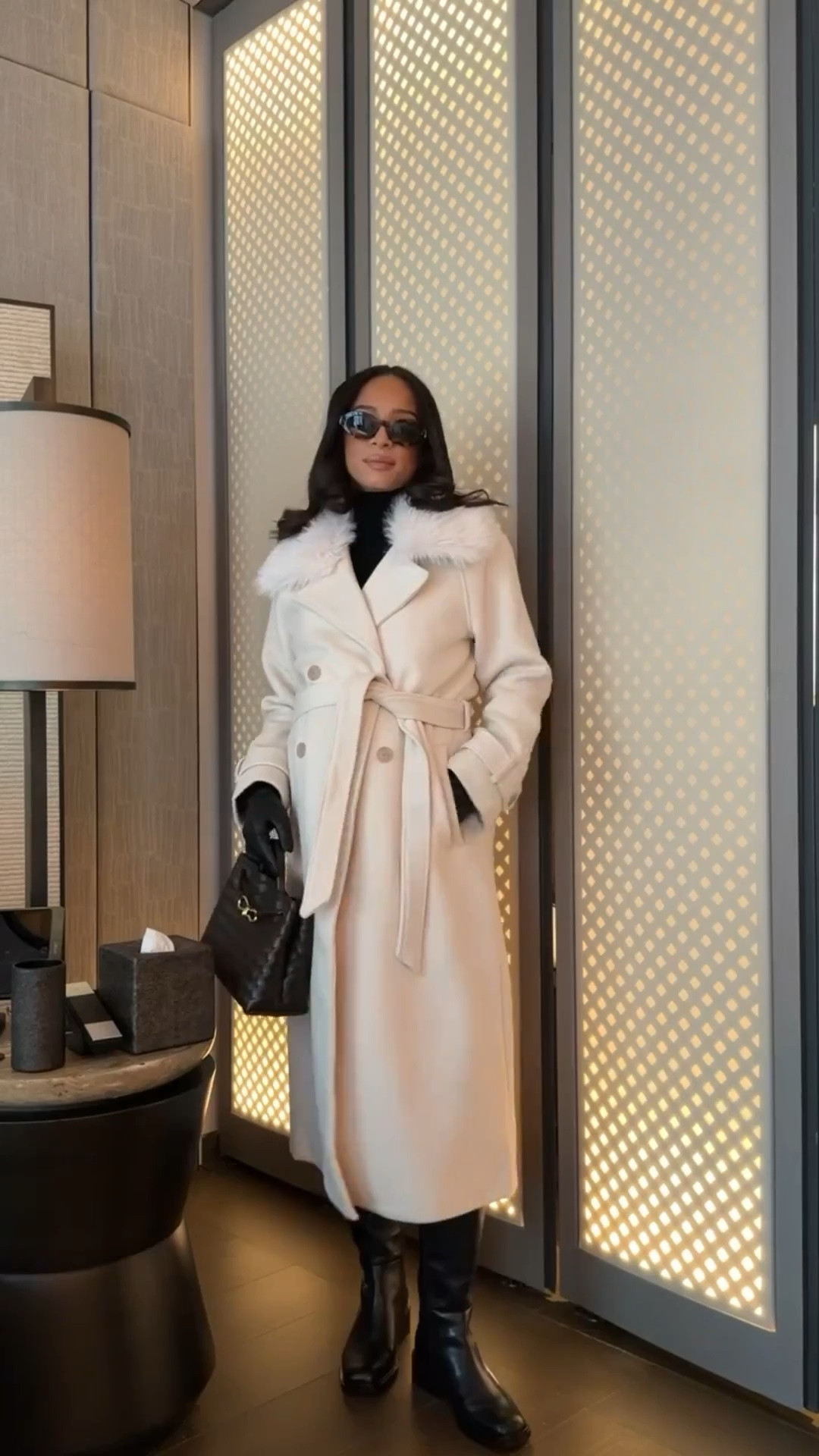 Outfit for a cold day in NYC 🤍 Up to 40% OFF almost everything!! Wearing size S black turtleneck, size S black maternity leggings and size M cream trench coat 

NYC outfit 
Winter outfit 
Winter fashion 
Casual outfit 
Riding boots

#LTKFindsUnder100 #LTKSaleAlert #LTKSeasonal