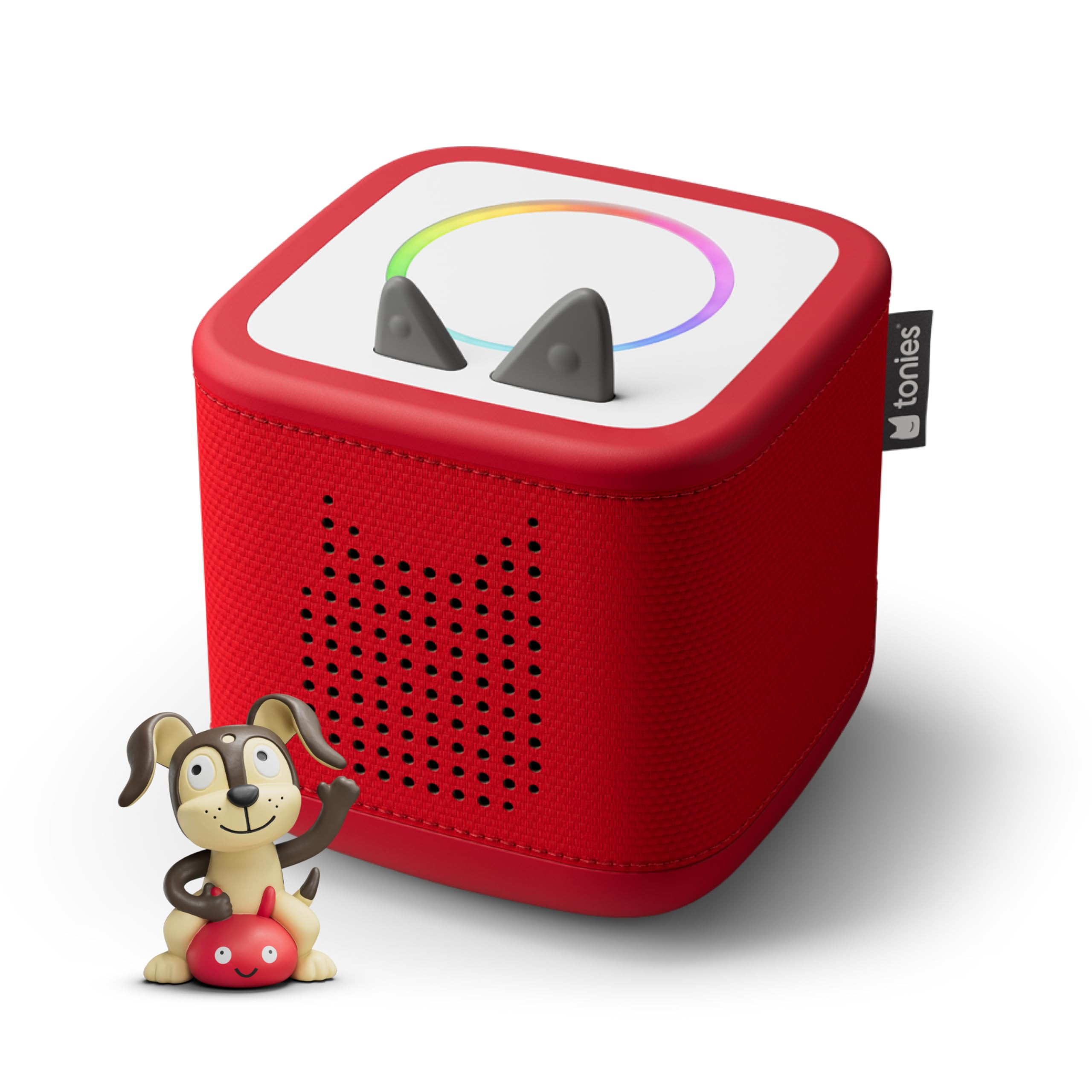 Toniebox 2 Audio Player Starter Set for Kids 1+ with Playtime Puppy - Sunset Red | Amazon (US)