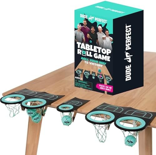 Dude Perfect Sticky Tic Tac Toe & Tabletop Roll Set | Indoor & Outdoor Games, Perfect Fun for Fam... | Amazon (US)