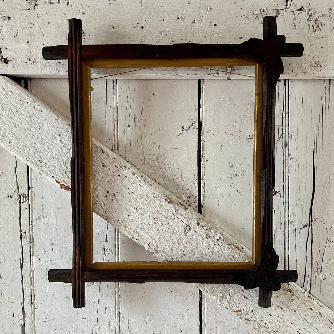 Art Tramp Frame Antique With Leaf Wooden Frame 12 X 10 Inches - Etsy | Etsy (US)