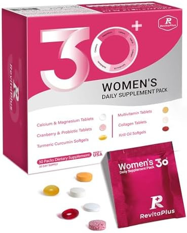 Multivitamin for Women with Vitamin A,B,C,D3,E,K2,Biotin, Collagen,Krill Oil,Cranberries Supports... | Amazon (US)