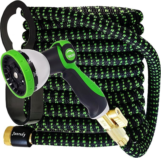 Garden Hose 50ft Water Hose with 10 Function Hose Nozzle Sprayer, Flexible Lightweight Garden Hos... | Amazon (US)