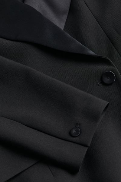 Fitted Jacket Dress - Black - Ladies | H&M US | H&M (US + CA)