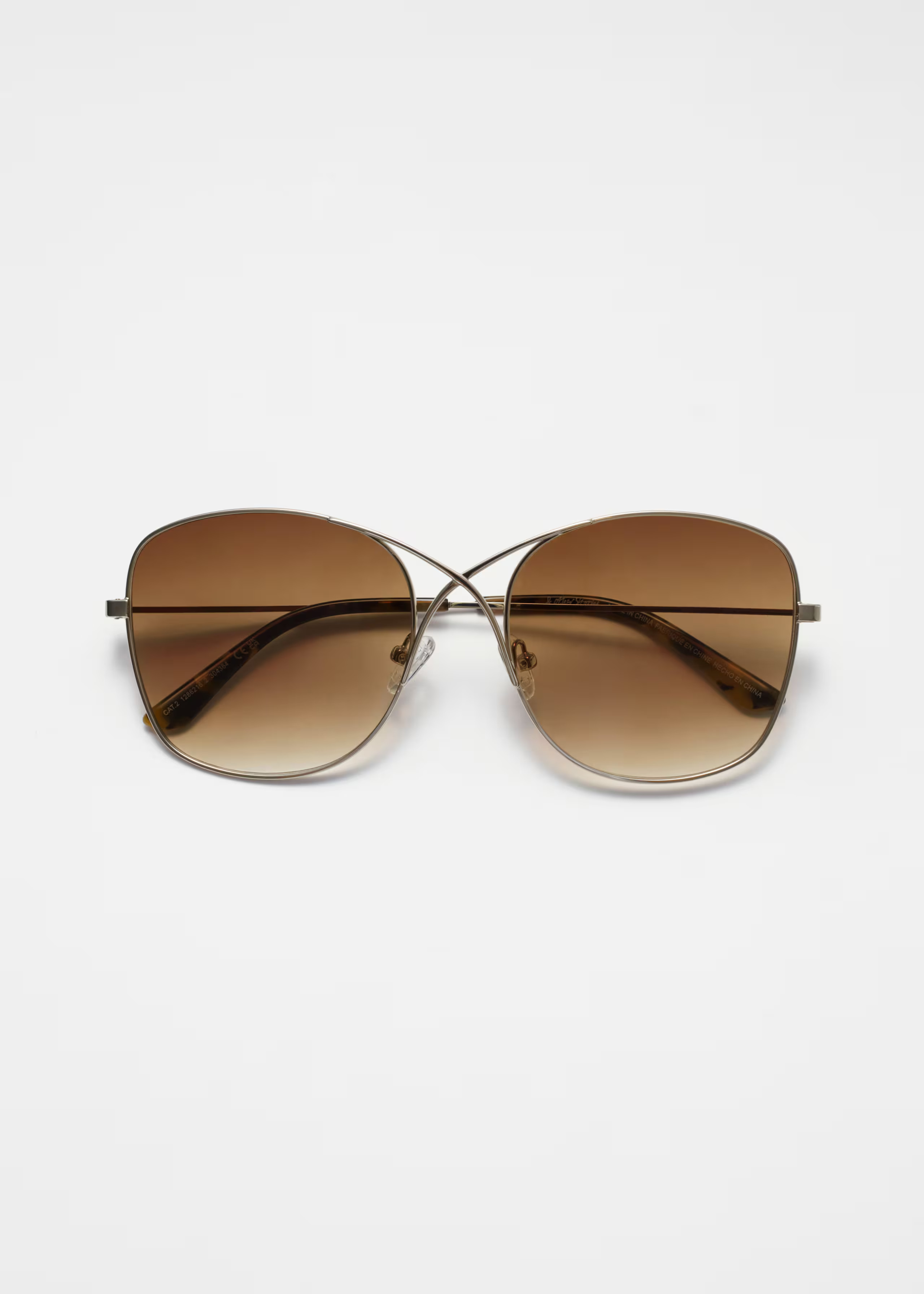 Oversized Crossover-Frame Sunglasses - Brown/Tortoise - & Other Stories GB | & Other Stories UK