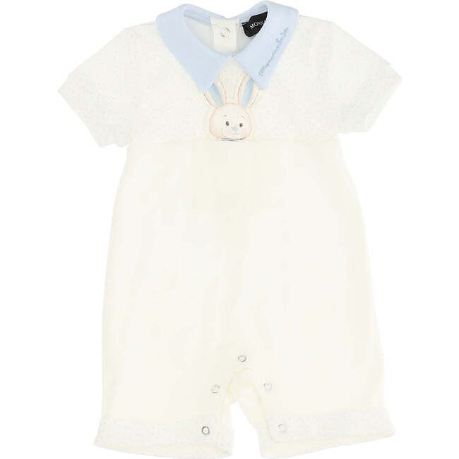 Bunny Shortie Bodysuit, Cream | Maisonette