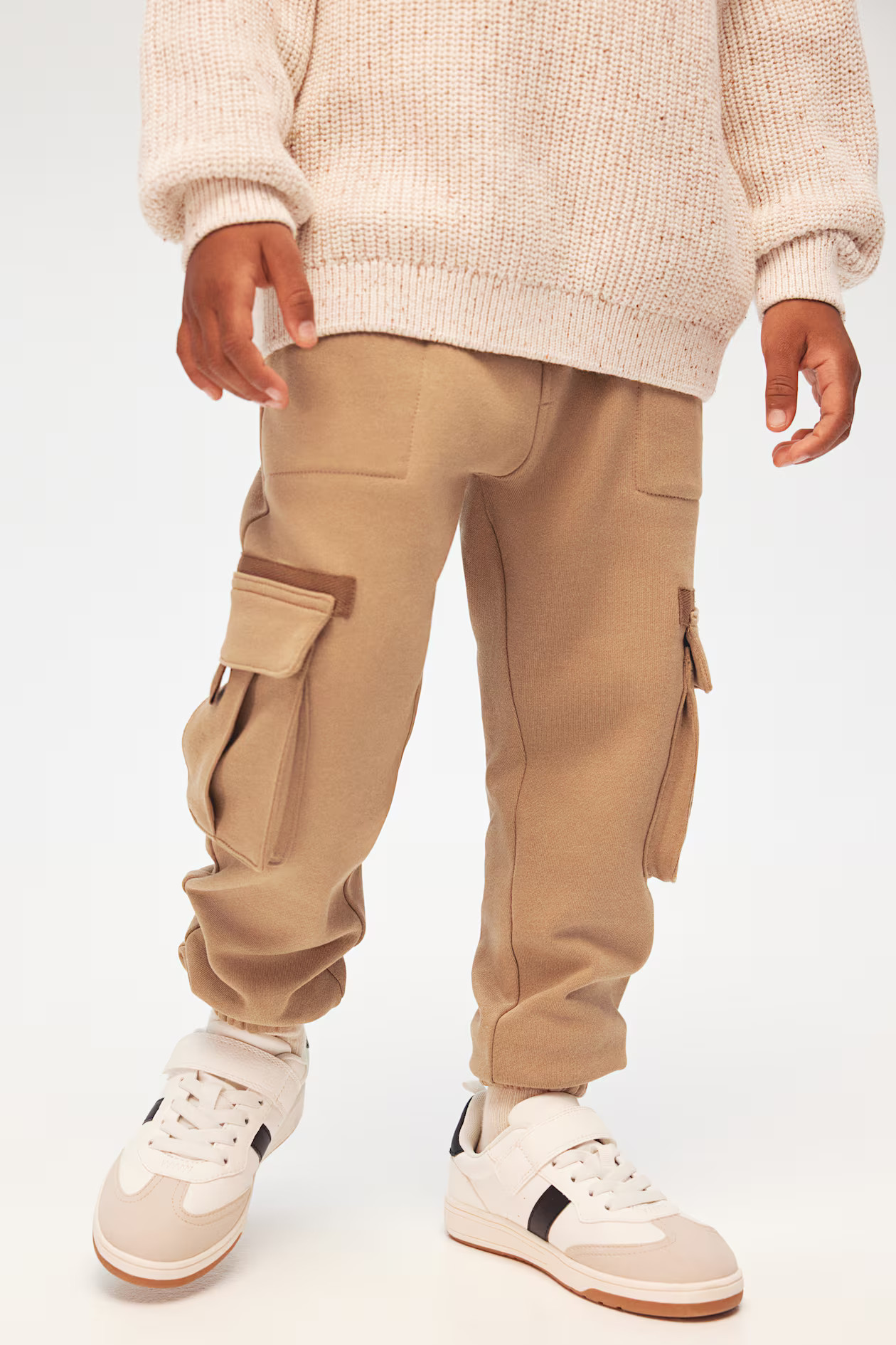 Cargo Joggers - Beige - Kids | H&M US | H&M (US + CA)