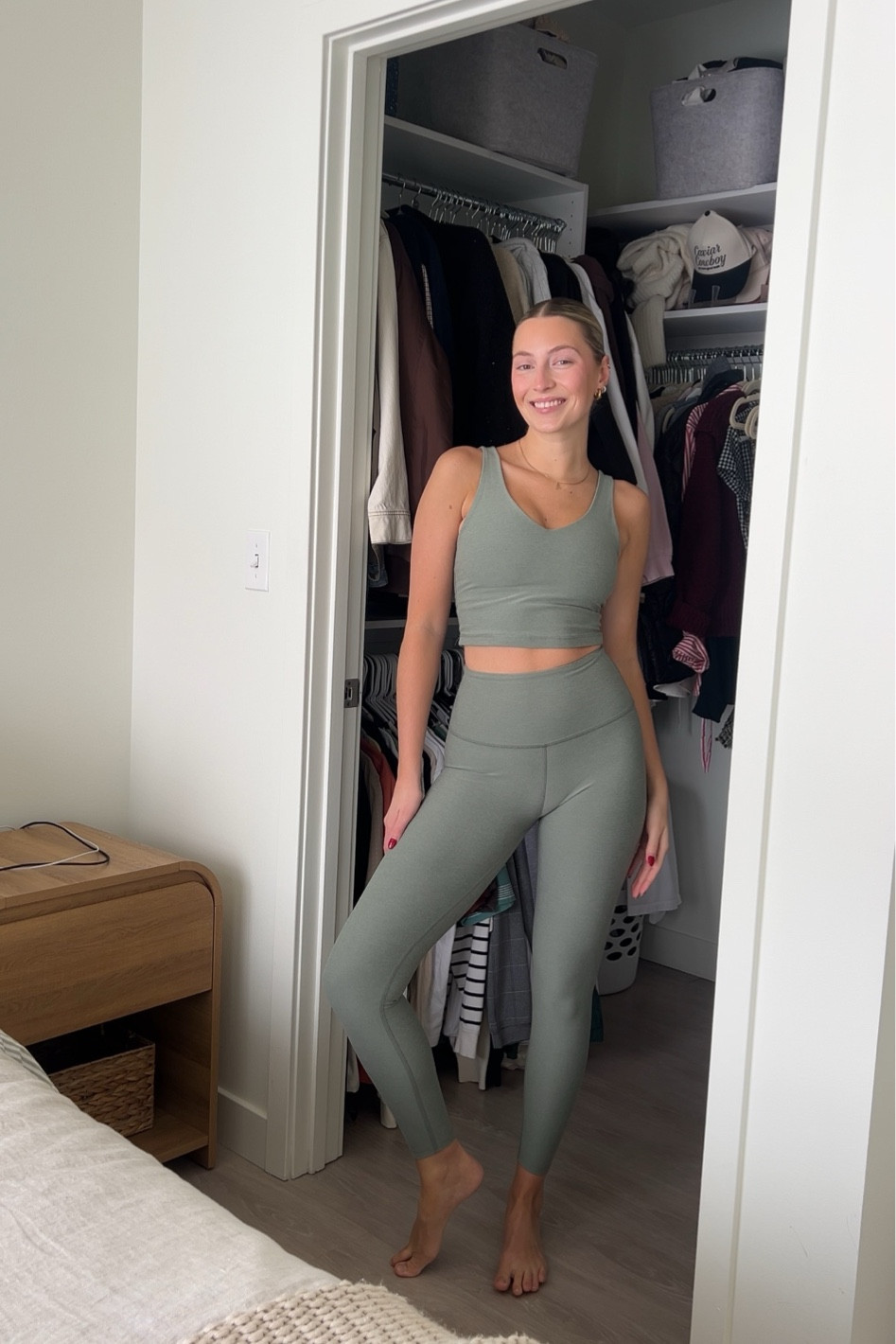 Living in my new Sage green set from beyond yoga 💚

#LTKActive #LTKFindsUnder100 #LTKFindsUnder50