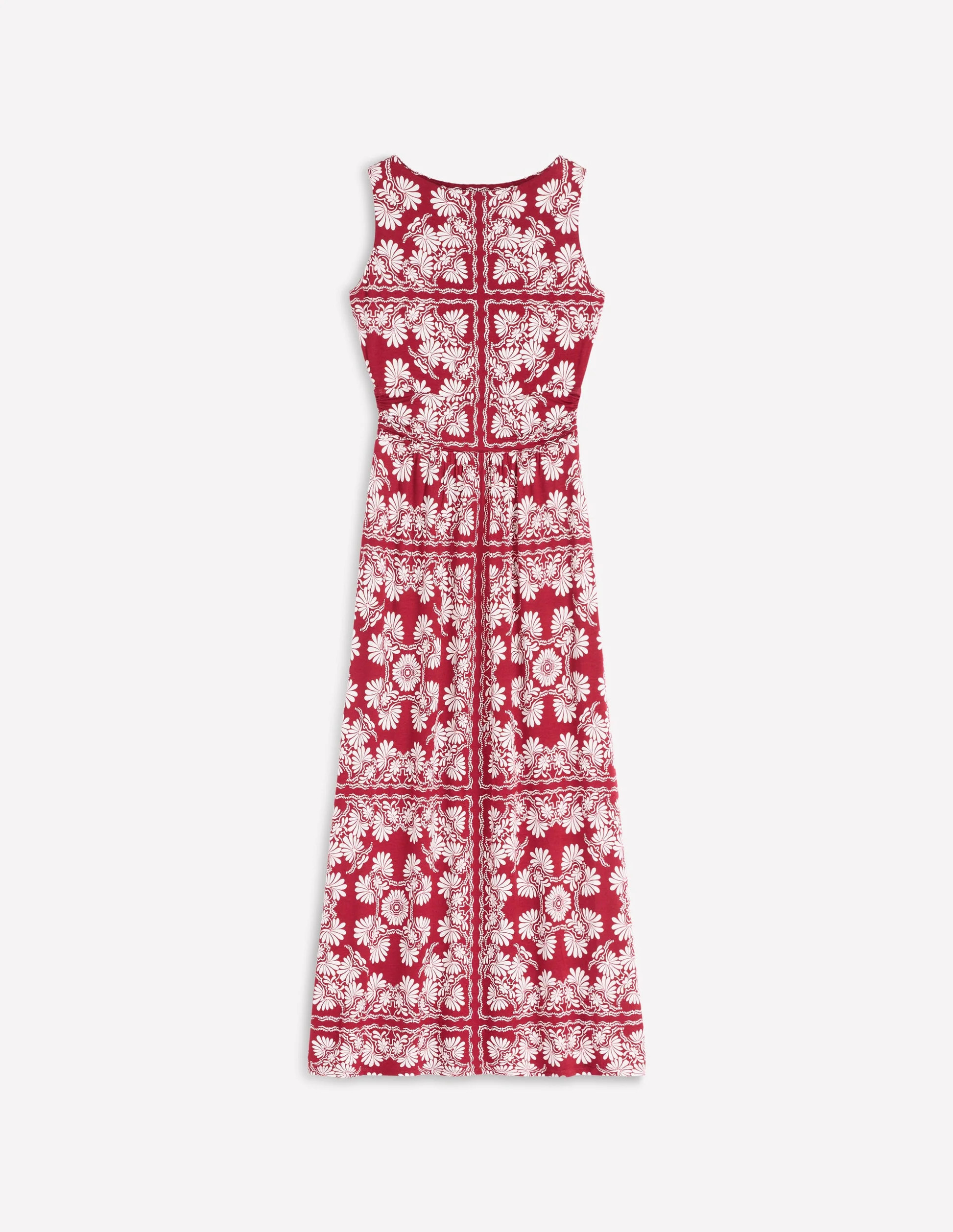 Antonia Jersey Maxi Dress-Rich Chestnut, Botanical Charm | Boden (US)