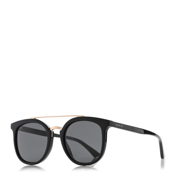 GUCCI Sunglasses GG0403S Black Gold | Fashionphile
