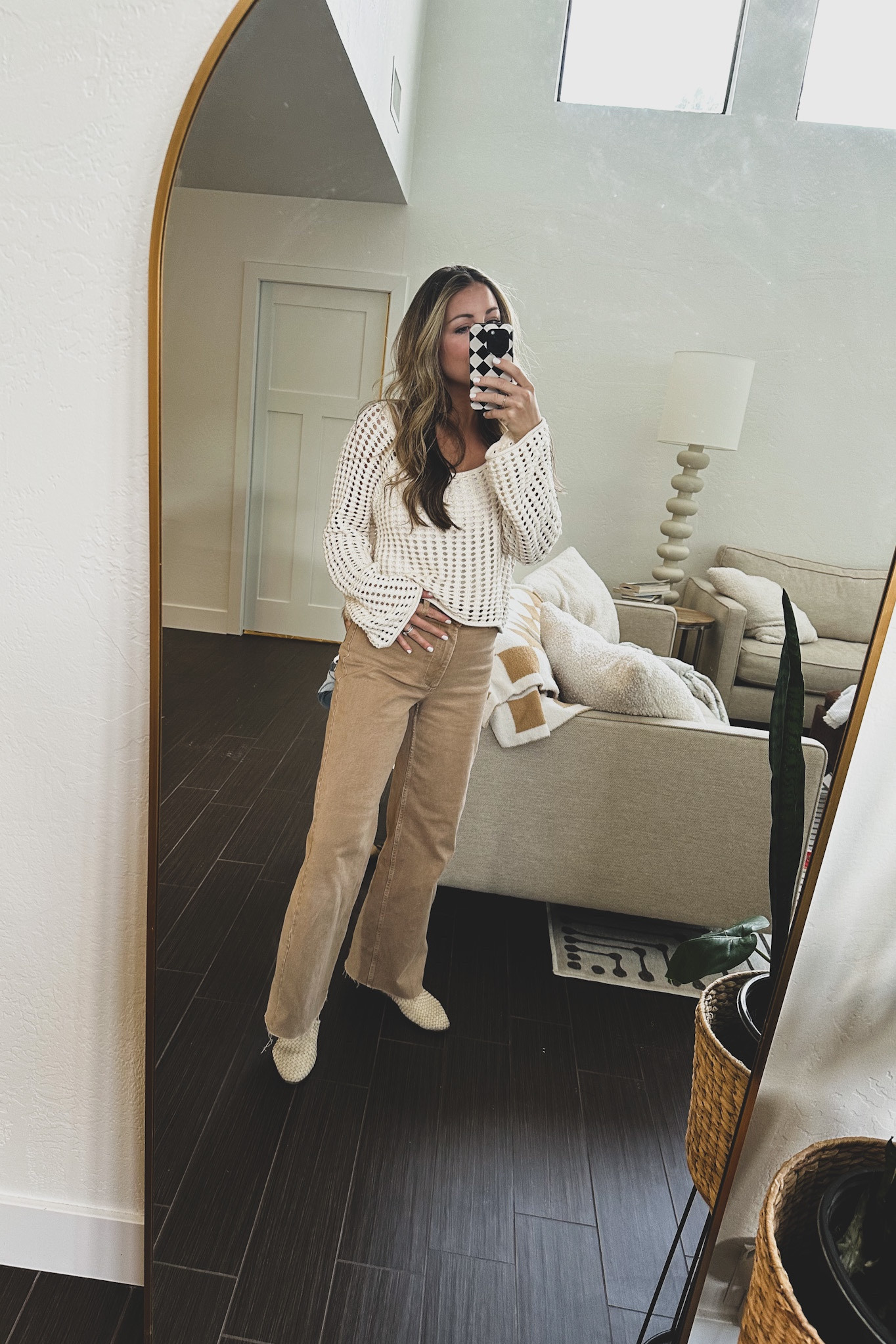 Easy mom style on a Sunday morning for church. These pants are so flattering and so transitional for spring. They come in 6 colors and under $60!

#LTKunder100 #LTKSeasonal #LTKunder50