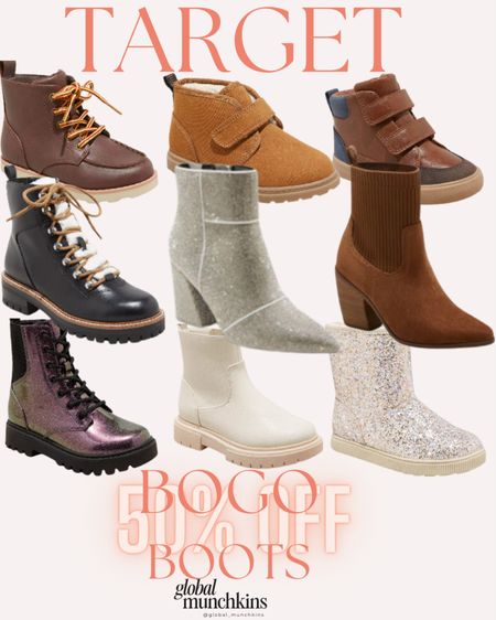 BOGO 50% off boots for the family at Target! Great time to grab your favorite boots for the whole family!

#LTKsalealert #LTKfamily #LTKshoecrush