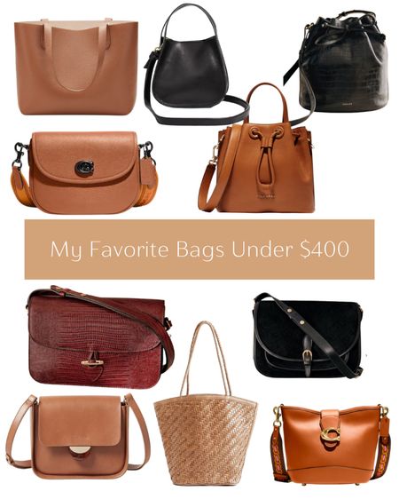 My favorite everyday bags that can be dressed up or down. Under $400  

#LTKGiftGuide #LTKstyletip #LTKitbag