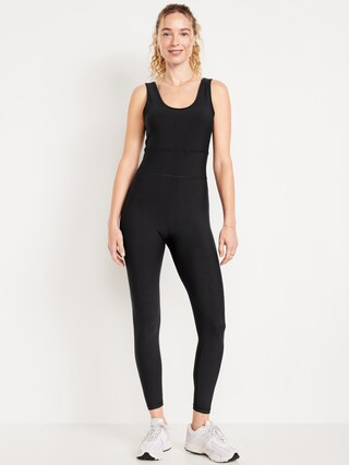 PowerSoft Open-Back 7/8 Bodysuit | Old Navy (US)