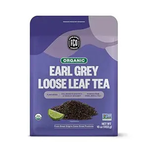 FGO Organic Earl Grey Black Tea, 16 Ounce Loose Leaf Bulk Resealable Bag, 16oz, Packaging May Var... | Amazon (US)