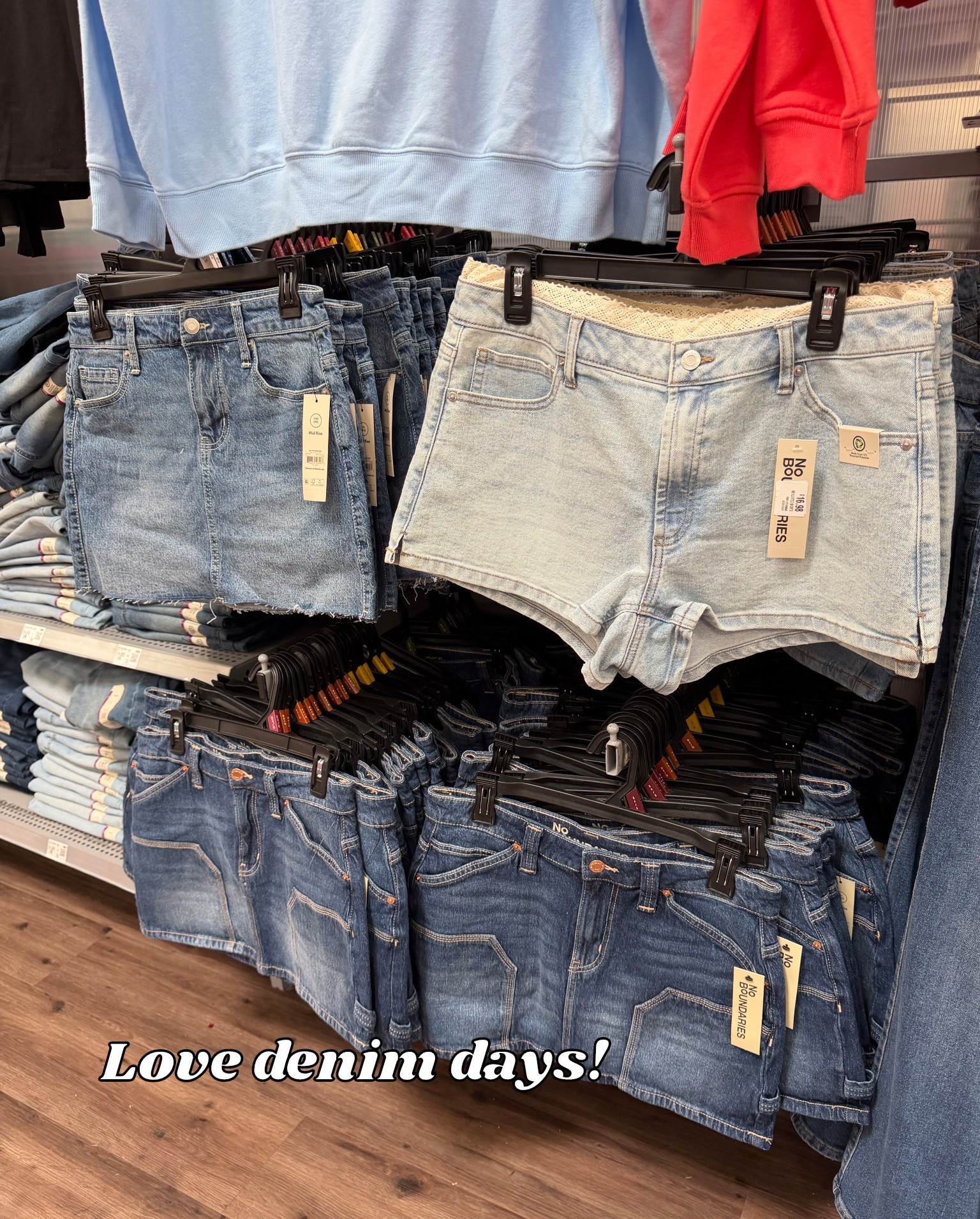Walmart Fashion Denim Shorts & Mini Skirt #walmartfashion #denimskirts #denimshorts #noboundaries 

#LTKdayinmylife #LTKootd #LTKgrwm