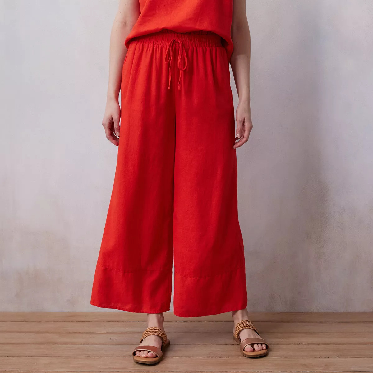 Women's LC Lauren Conrad High Waisted Flowy Wide Leg Pants | Kohl's