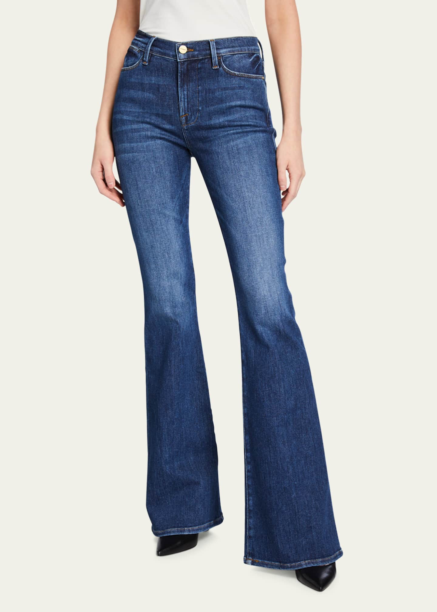 FRAME Le High Flare Jeans | Bergdorf Goodman