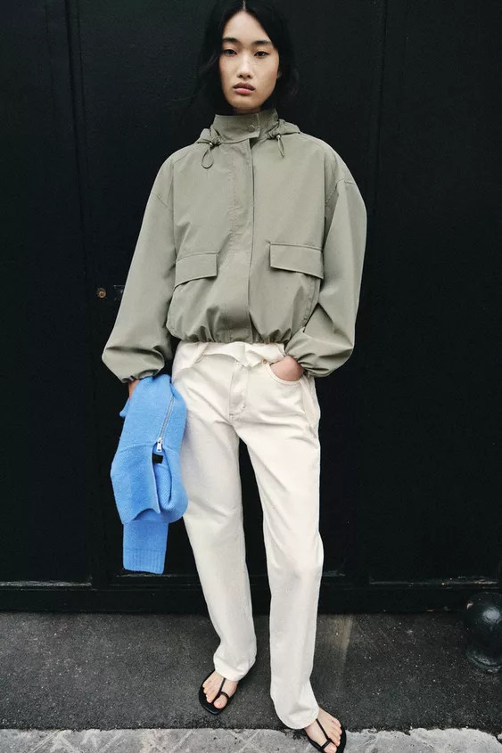 COATED HOODED JACKET | Zara FR